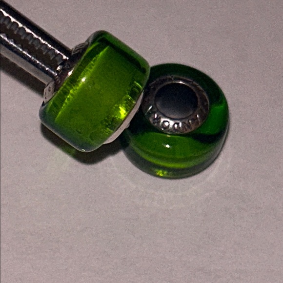 Pandora Green Mini Murano Glass Charms - Picture 3 of 3